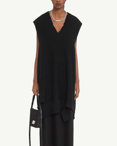 MM6 Maison Margiela Distressed Wool Mini Dress