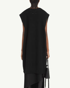 MM6 Maison Margiela Distressed Wool Mini Dress