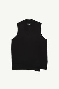 MM6 Maison Margiela Distressed Wool Mini Dress