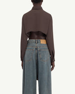 Load image into Gallery viewer, MM6 Maison Margiela Dual-Wear Shirt Brown
