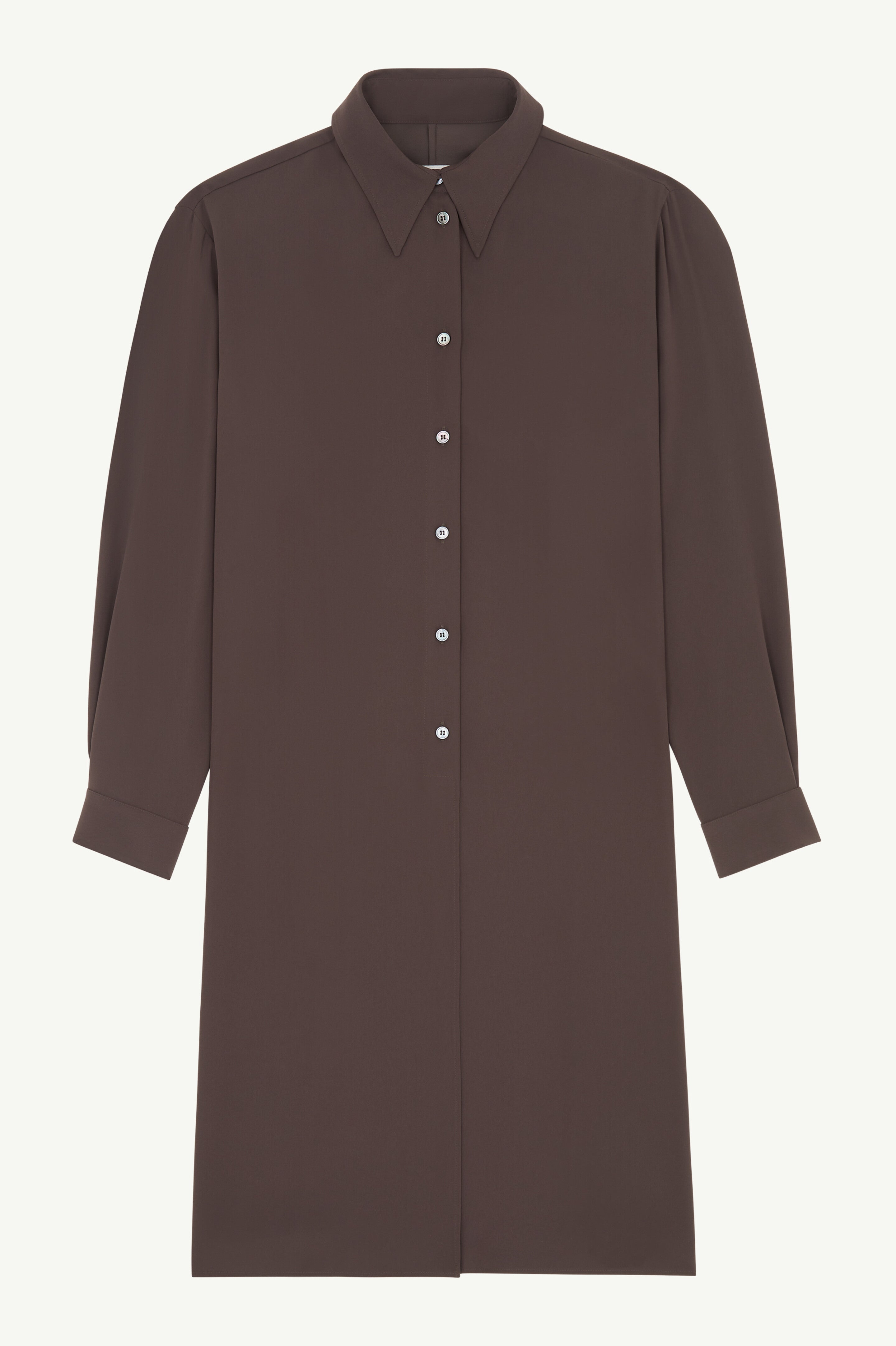 MM6 Maison Margiela Dual-Wear Shirt Brown