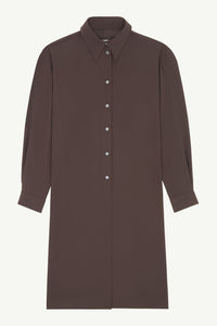 MM6 Maison Margiela Dual-Wear Shirt Brown