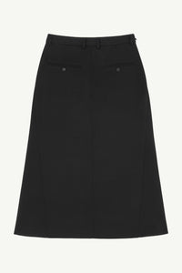 MM6 Maison Margiela Wool-Blend Tailored Midi Skirt