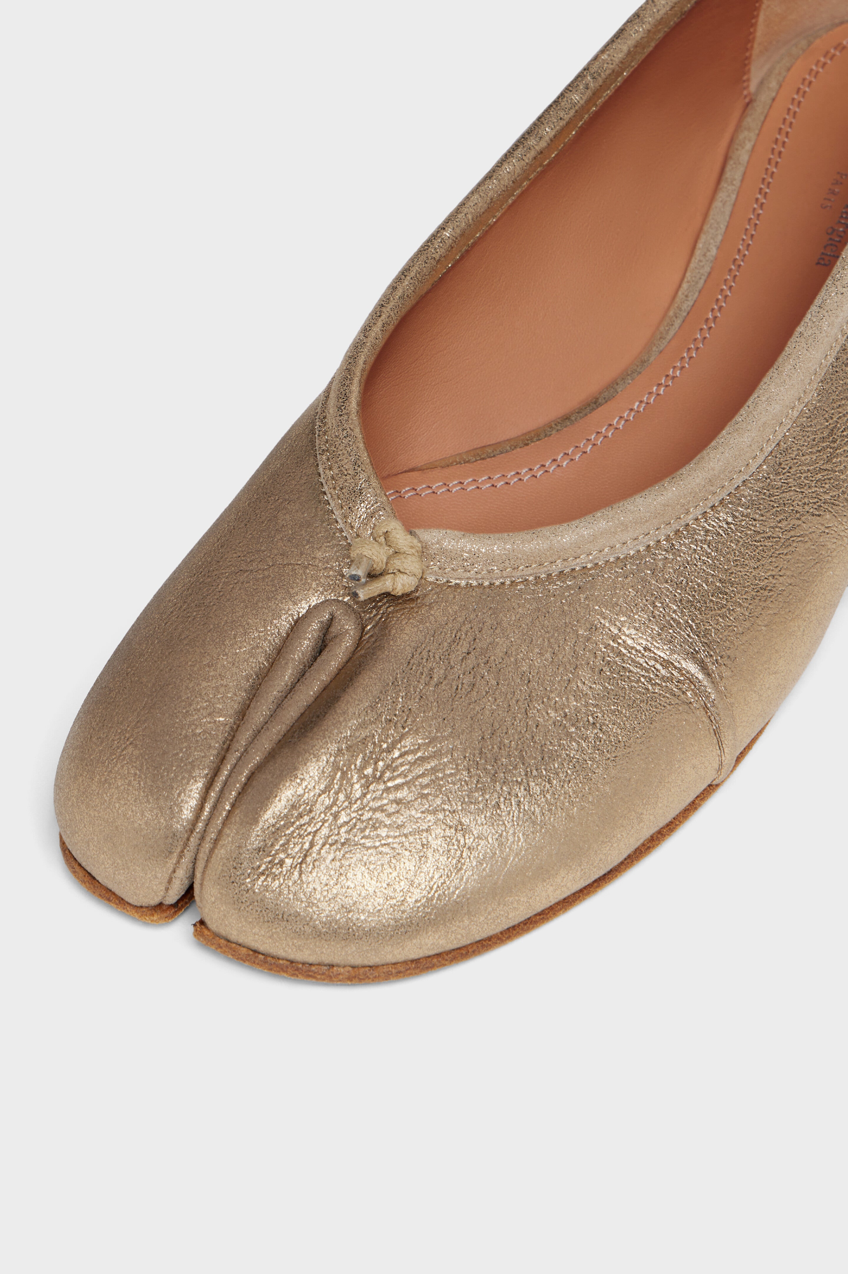 Maison Margiela Tabi New Ballerina Gold