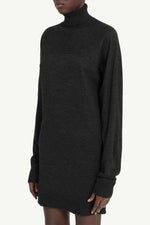 Load image into Gallery viewer, MM6 Maison Margiela Triangle Mini Dress Dark Grey
