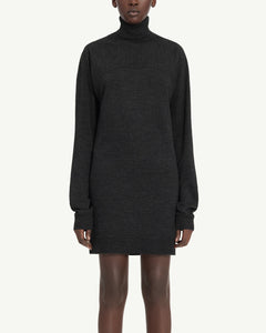 MM6 Maison Margiela Triangle Mini Dress Dark Grey