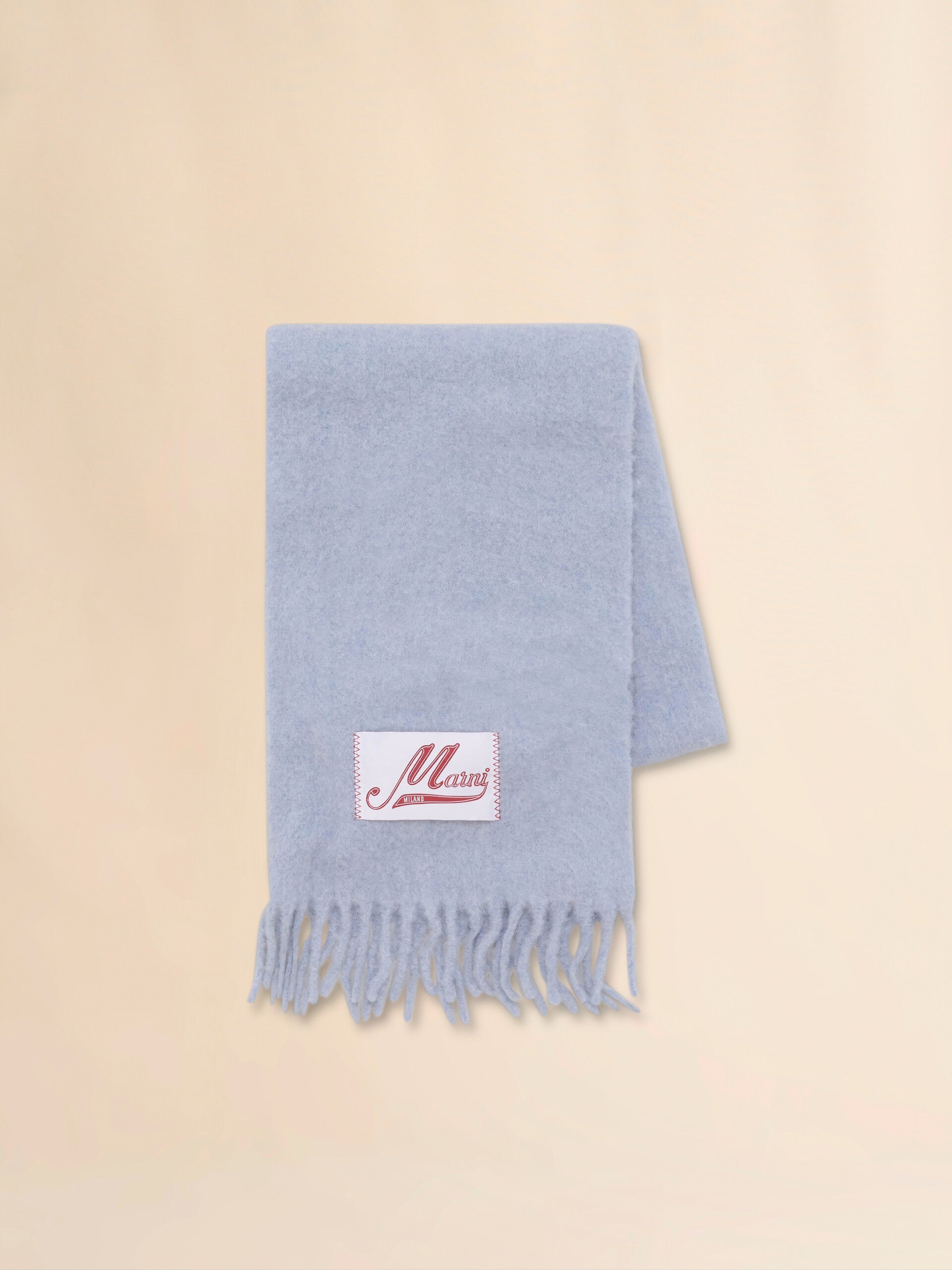 Marni Alpaca Scarf Light Blue