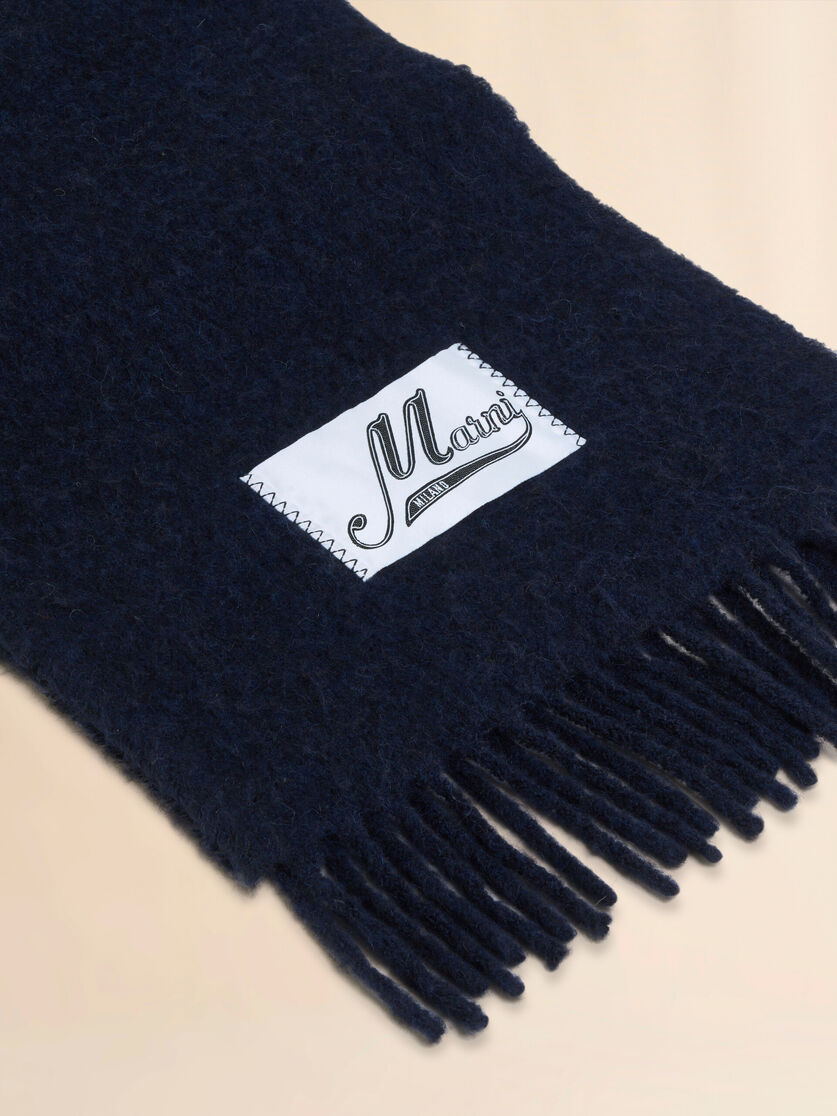 Marni Alpaca Scarf Dark Navy