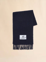 Load image into Gallery viewer, Marni Alpaca Scarf Dark Navy
