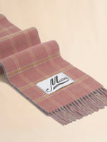 Load image into Gallery viewer, Marni Wool Blend Scarf With Checked Pattern Pink
