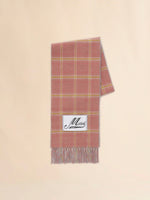 Load image into Gallery viewer, Marni Wool Blend Scarf With Checked Pattern Pink

