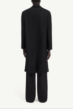 Load image into Gallery viewer, MM6 Maison Margiela Wool Felt Single-Breasted Coat Black
