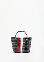 Load image into Gallery viewer, Plan C Mini Black Waxed Beach Bag
