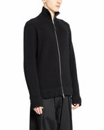 Load image into Gallery viewer, Maison Margiela Knit Zip-Up Cardigan Black
