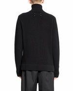 Load image into Gallery viewer, Maison Margiela Knit Zip-Up Cardigan Black
