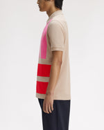 Load image into Gallery viewer, Comme Des Garçons x Fred Perry Short Sleeve Polo Warm Oat
