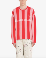 Load image into Gallery viewer, Études Studio Soccer Long Sleeve T-Shirt Striped Red
