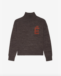 Études Studio Funnel Neck Sweater Brown