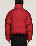Load image into Gallery viewer, Y-3 Hooded Puffer Jacket Burgundy

