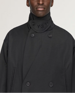 Load image into Gallery viewer, Y-3 Spun Nylon Cabban Coat Black
