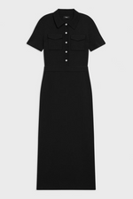 Load image into Gallery viewer, Theory Military Midi Dress
