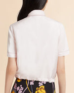 Load image into Gallery viewer, Marni Viscose Twill Top With Neck Tie Pink
