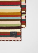 Load image into Gallery viewer, Paul Smith Merino Wool 'Signature Stripe' Scarf Multicolour

