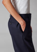 Load image into Gallery viewer, Paul Smith &#39;A Suit To Travel In&#39; Tapered-Fit Wool Trousers Navy
