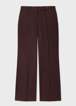 Load image into Gallery viewer, Paul Smith &#39;A Suit To Travel In&#39; Wool Bootcut Trousers Burgundy
