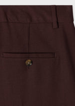 Load image into Gallery viewer, Paul Smith &#39;A Suit To Travel In&#39; Wool Bootcut Trousers Burgundy
