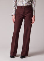 Load image into Gallery viewer, Paul Smith &#39;A Suit To Travel In&#39; Wool Bootcut Trousers Burgundy
