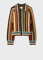 Load image into Gallery viewer, Paul Smith Merino Wool 'Signature Stripe' Cardigan Multicolour
