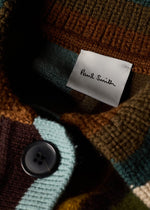 Load image into Gallery viewer, Paul Smith Merino Wool 'Signature Stripe' Cardigan Multicolour
