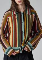 Load image into Gallery viewer, Paul Smith Merino Wool 'Signature Stripe' Cardigan Multicolour
