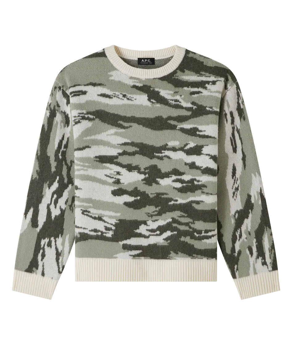 A.P.C. Lionel Camouflage sweater