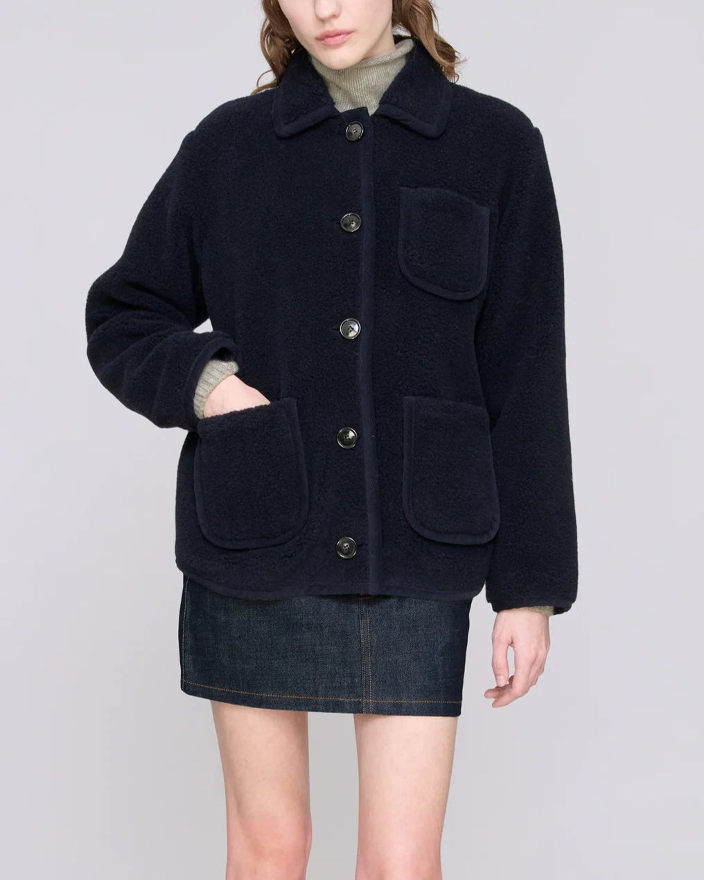 A.P.C. Estelle Jacket Dark Navy