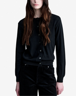 Load image into Gallery viewer, A.P.C. 'Marisa' Wool Cardigan Black
