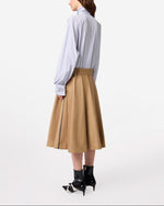 Load image into Gallery viewer, MSGM Striped Poplin And Gabardine Bow Tie Dress

