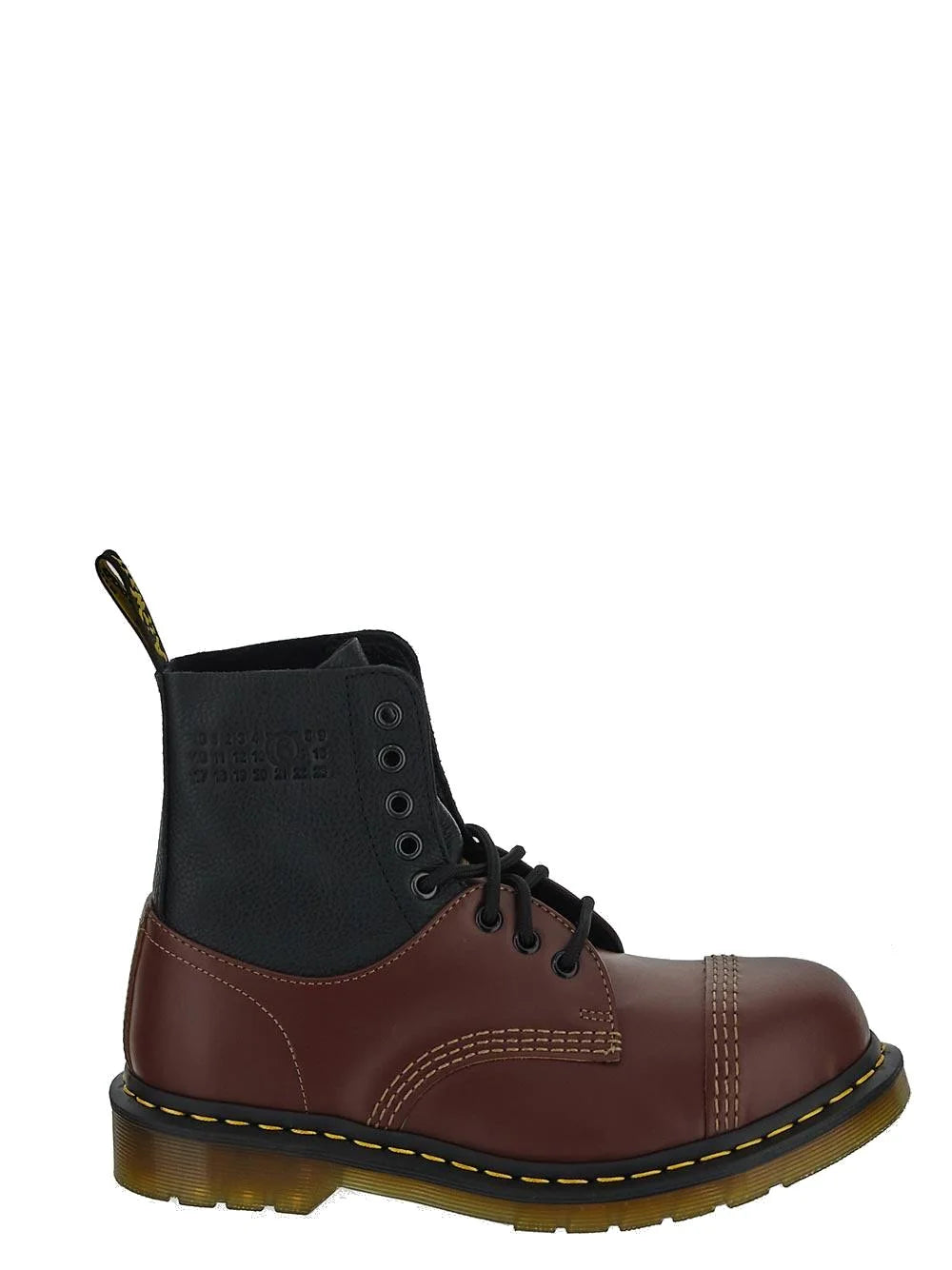MM6 Maison Margiela Burgundy & Black Dr. Martens Edition 1460 MM6 Maison Margiela Burgundy & Black Dr. Martens Edition 1460