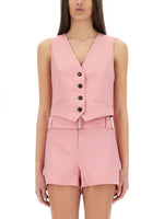 Load image into Gallery viewer, MSGM Cropped Vest Rose Pink
