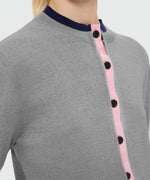 Load image into Gallery viewer, MSGM Cardigan With Contrasting Double-Edge Trim
