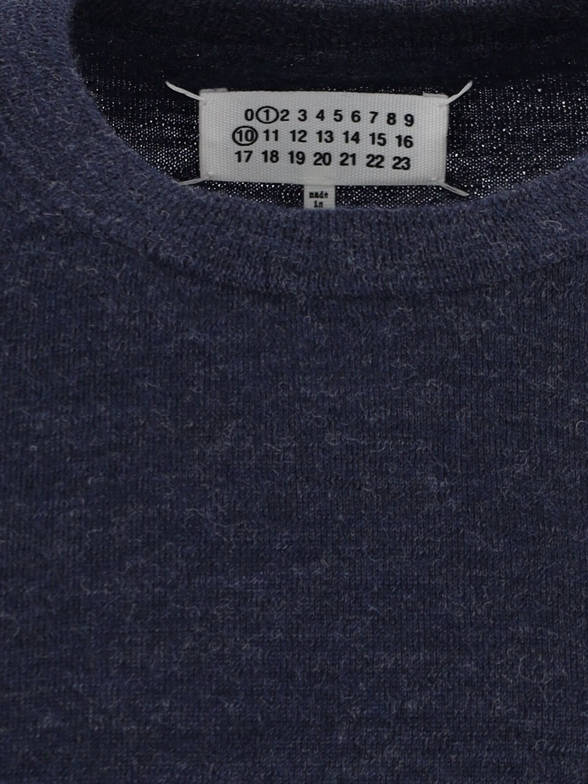 Maison Margiela Wool Sweater Dark Navy