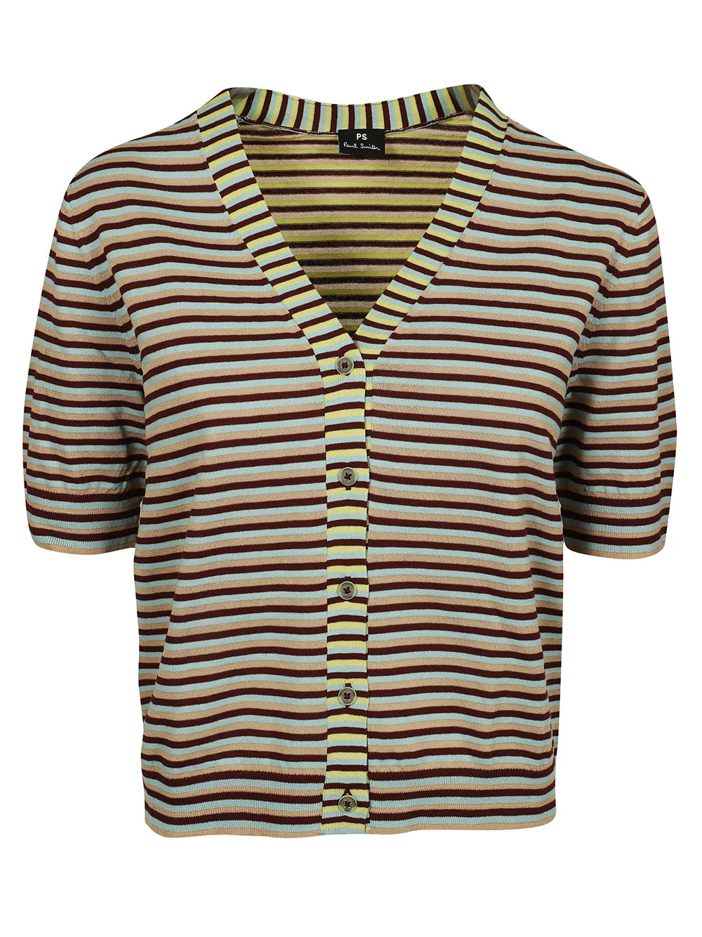 Paul Smith V-Neck Striped Cardigan