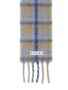 Marni Checked Scarf Multi Colour