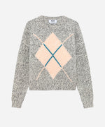 Load image into Gallery viewer, MSGM Wool Blend Sweater With Argyle Pattern

