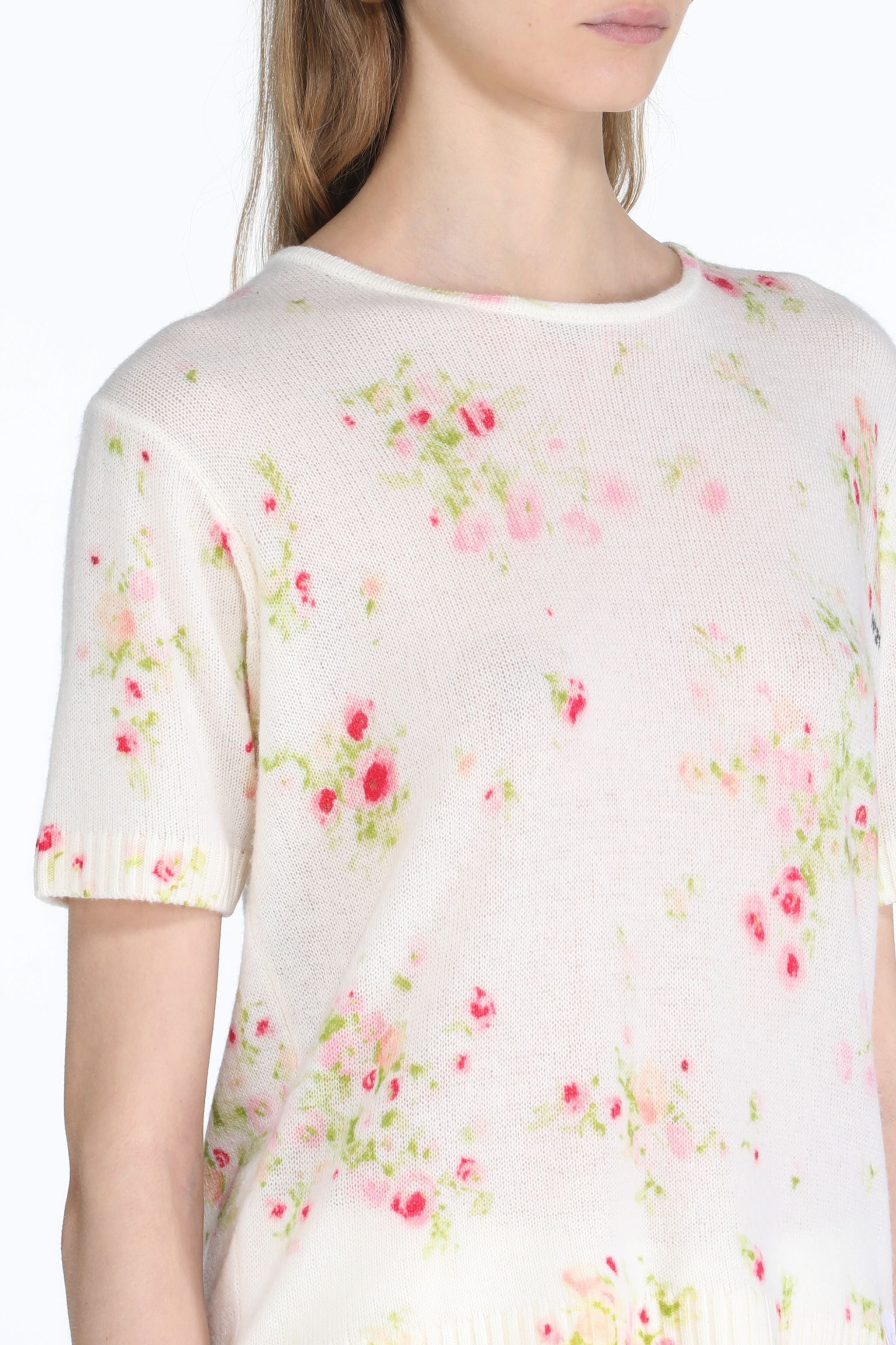 N°21 Floral-Jacquard Sweater