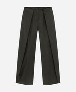 Load image into Gallery viewer, MSGM Gabardine Trousers With Double Panels Dark Green
