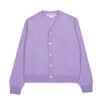 Load image into Gallery viewer, Comme des Garçons V-Neck Cashmere Cardigan Light Purple
