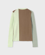 Load image into Gallery viewer, Paul Smith Colorblock Trim Cardigan Light Green
