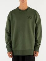 Load image into Gallery viewer, Y-3 Green Crewneck Sweatshirt
